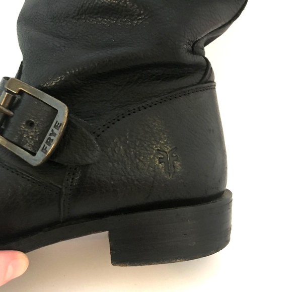 Frye Veronica Black Boot size 6 1/2B - Picture 3 of 7